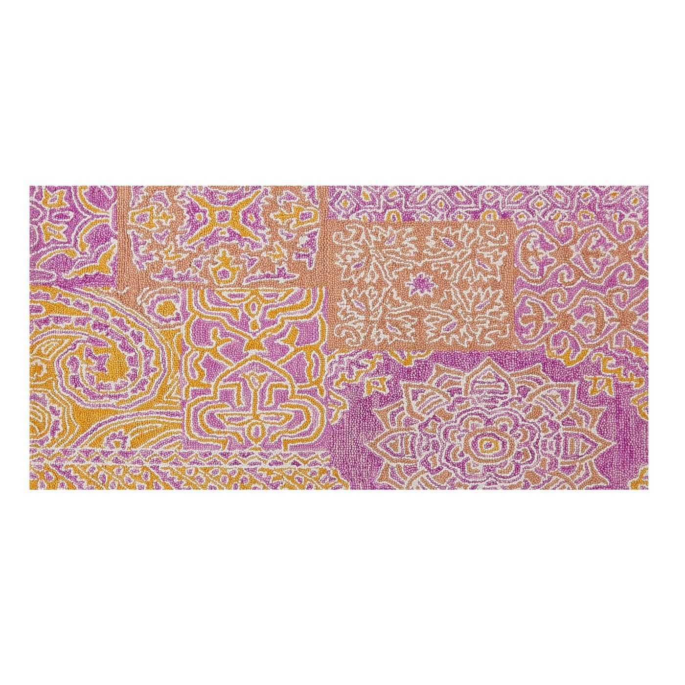 Szőnyeg AVANOS Rózsaszín 80 x 150 cm Gyapjú - 2