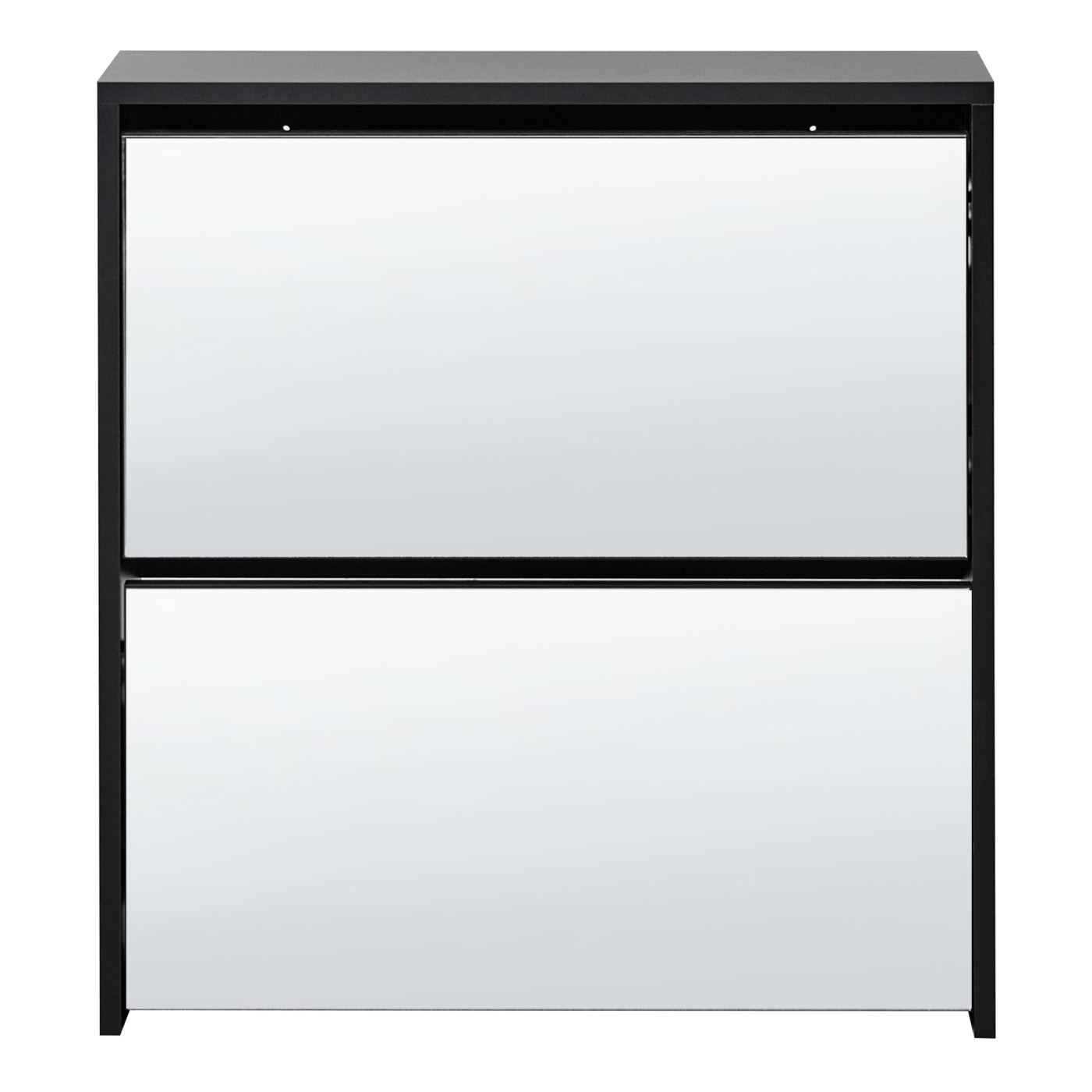 Cipőtároló szekrény MIDFIELD Ágyneműtartóval Fekete - 4