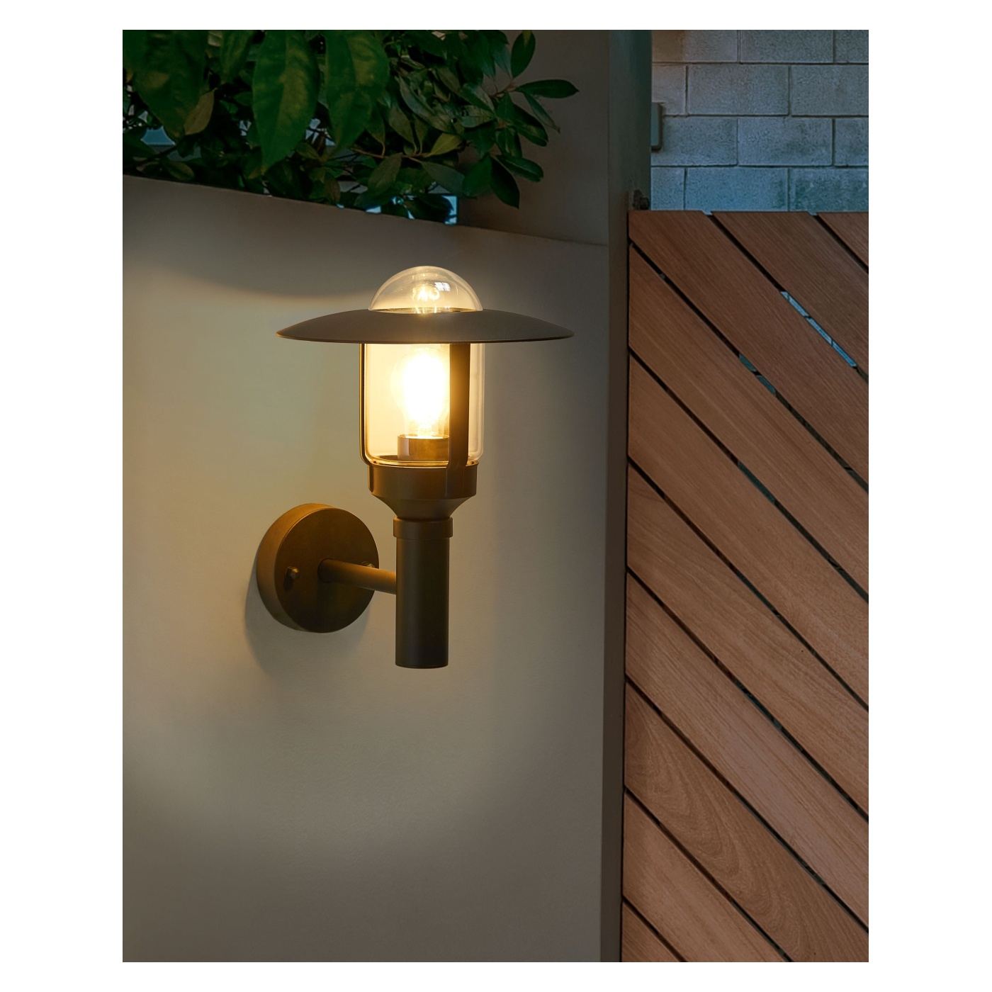 Kültéri falilámpa TIZU Fekete - 1