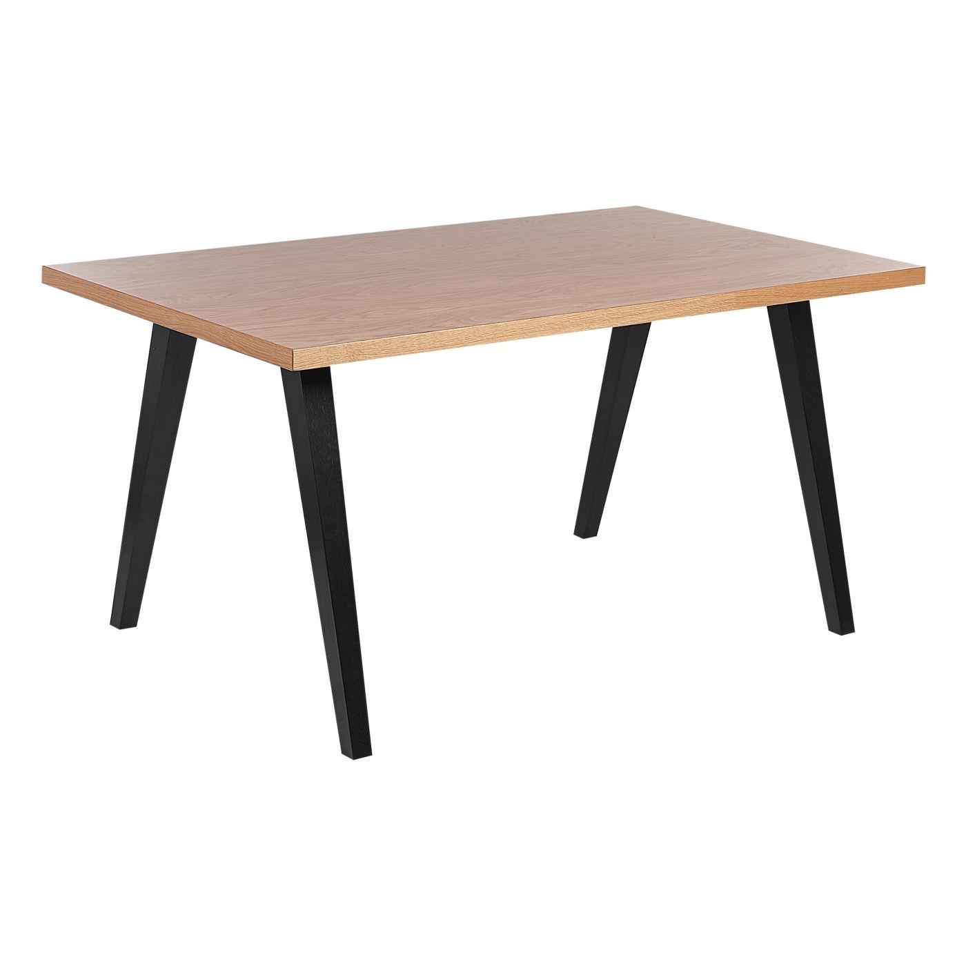 Étkezőasztal LENISTER Barna/fekete 90 cm 150 cm - 2