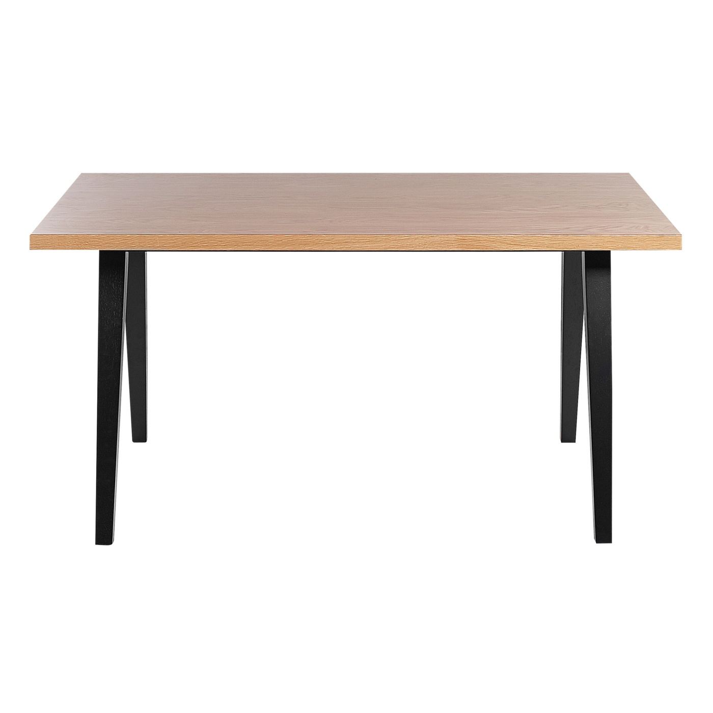 Étkezőasztal LENISTER Barna/fekete 90 cm 150 cm - 4