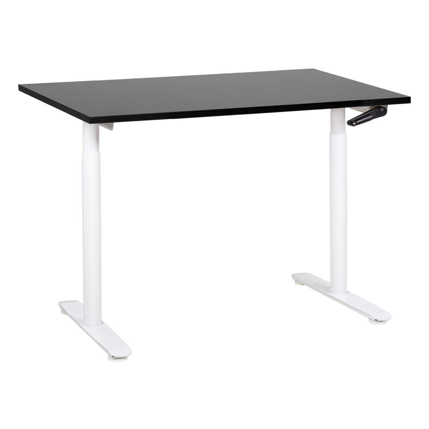 Manuálisan állítható asztal DESTINAS Fekete/fehér 120 cm 72 cm - 2