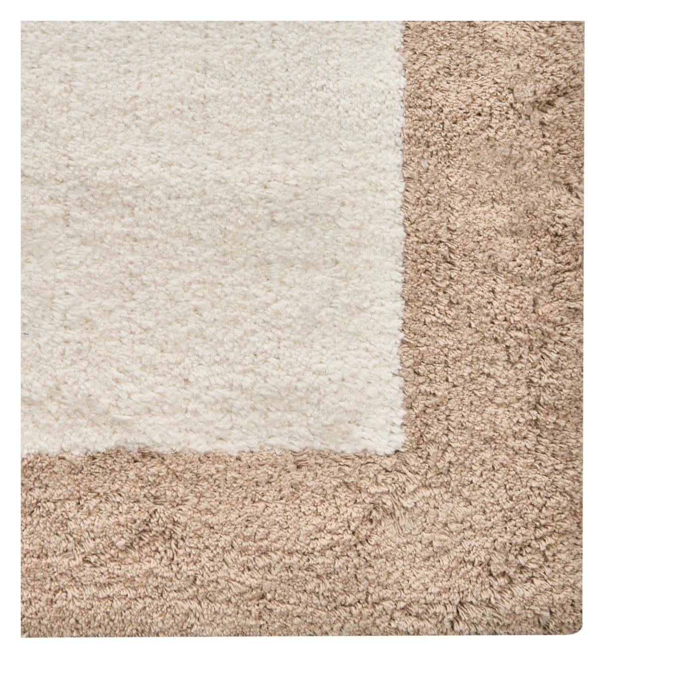 Fürdőszobaszőnyeg KABRI Barna/bézs 60 x 90 cm Pamut - 6