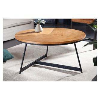 Konferenční stolek Vstyle Irresistible 288085, Dřevěná barva, Černá, Kovový 42x80