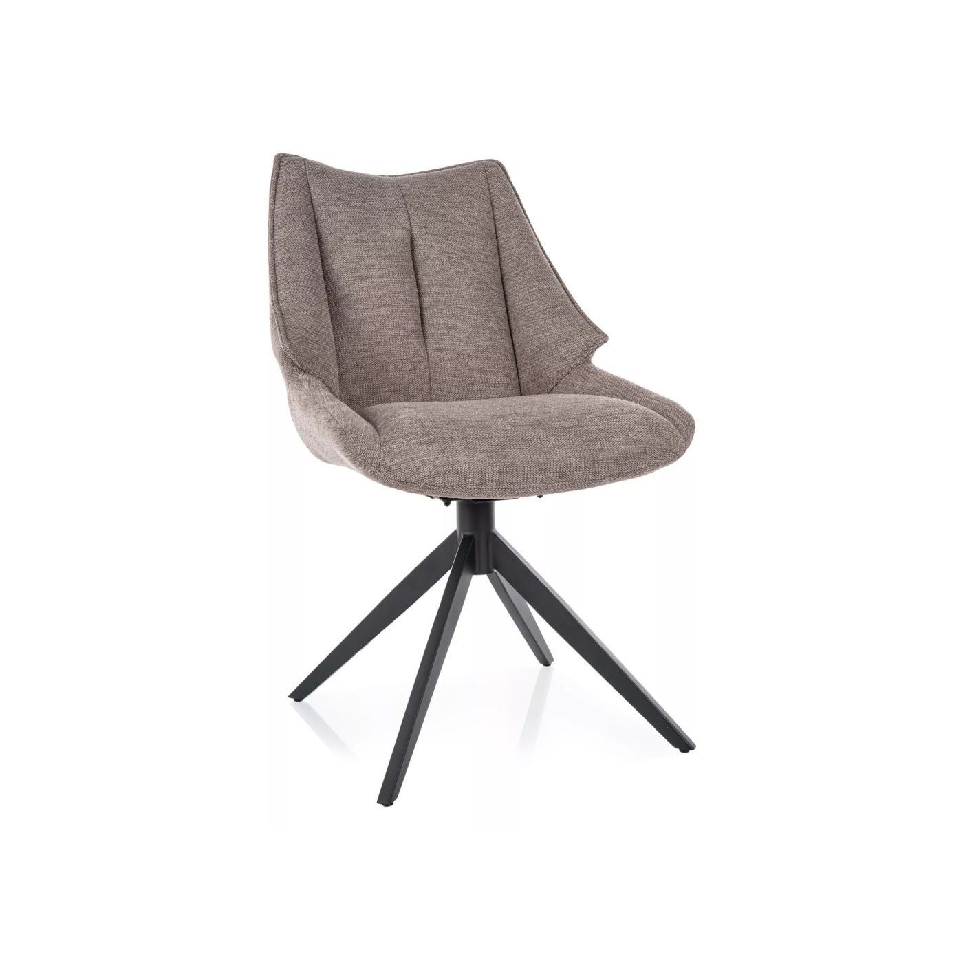 Stolica Vstyle Silver 268297, bež, metal, brego tkanina, metal, vardo tkanina 91x46x56