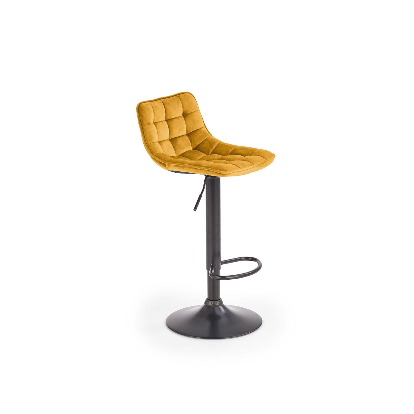 Vstyle Opal Bar Stool 176562, Mustard Yellow 84-106x43x44