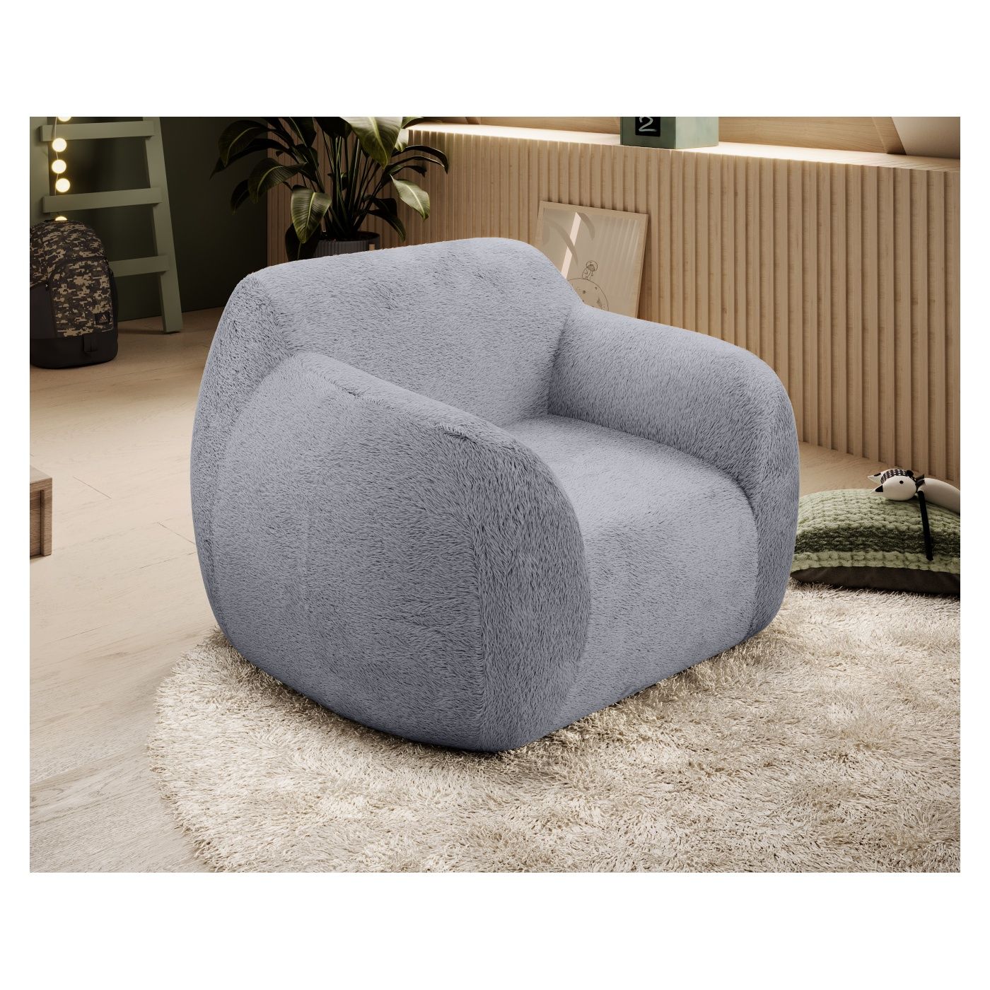 Vstyle White Armchair 889105