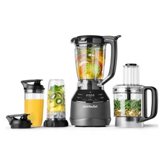 Nutribullet Triple Prep System NBF580B Turmixgép, 1500W, 1.8L, 8 program, 3 sebesség, tartozékfelismerés
