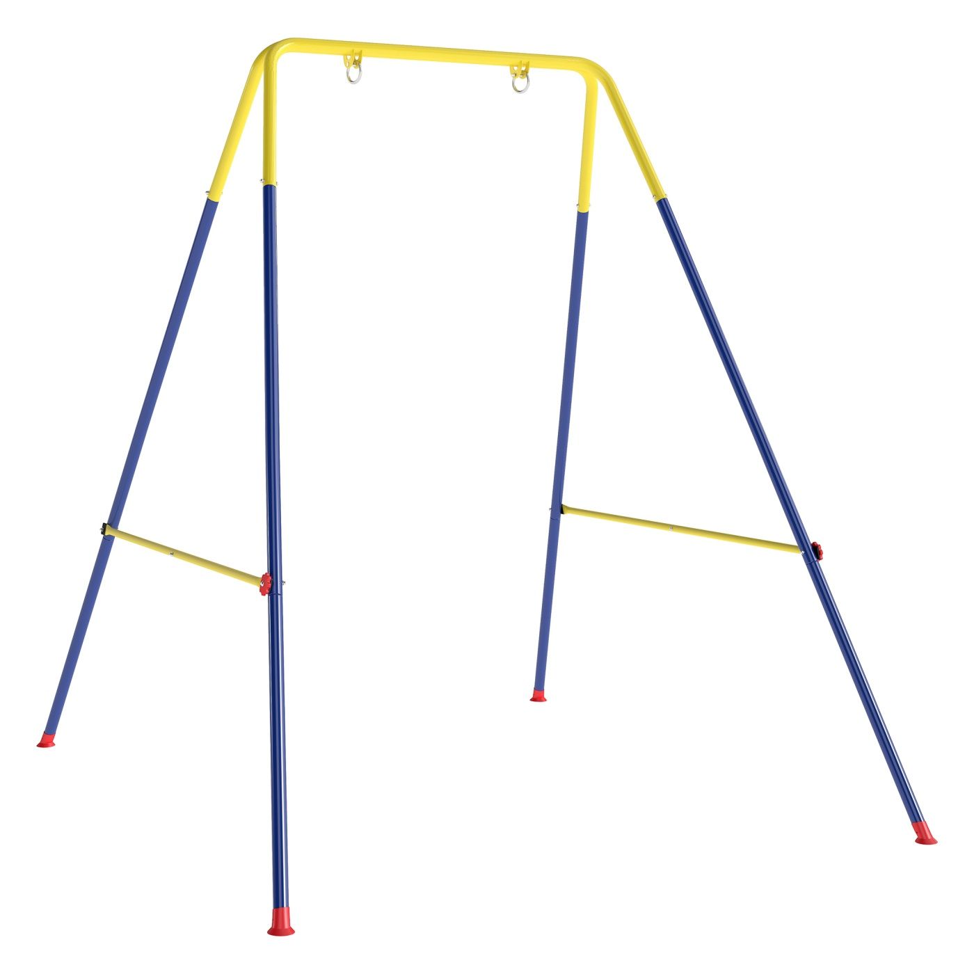 Structură pentru Leagăn de Grădină pentru Copii, Structură din Oțel, Anti-UV, Rezistentă la Apă, Suportă 50kg, cu 2 Cârlige pent