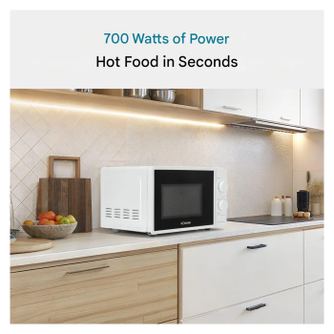 Микровълнова печка, 20 литра, Bomann, бял