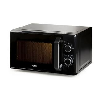 Микровълнова печка, DOMO, 20 литра, черен