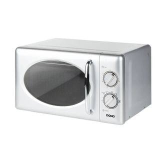 Микровълнова печка Retro, DOMO, 25 литра, сребрист