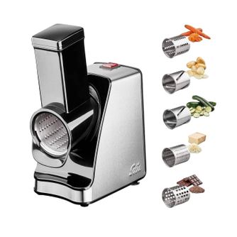 Електрическо ренде Solis Slice & More, 350W, 5 различни ножа, многофункционално, универсална резачка и чопър, неръждаема стомана