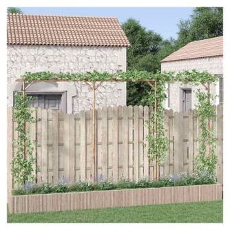 Pergola, 385x40x205 cm, Bambusz