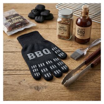 Professzionális BBQ kesztyű – Hővédelem grillezéshez 250°C-ig