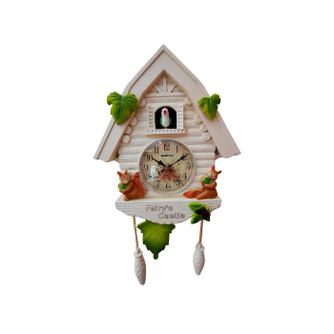 Ceas de perete cu pendul, Casuta cu cuc, 30 cm,  2259ZX