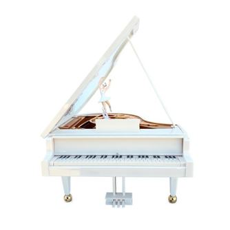 Cutie muzicala, cu cheita, in forma de pian cu cheita, 20 cm, 1482G