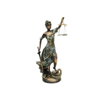 Statueta reprezentand justitia  20x54 cm
