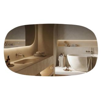 Rea tükör TOP-4 100 x60 LED Átlátszó 2 x100 x60CM