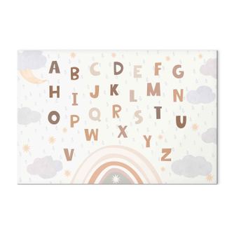 Акустичен панел - Букви над дъгата - 30 x 20 см