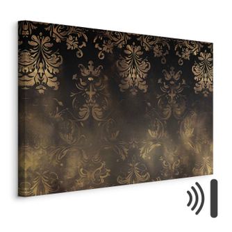 Akusztikus Panel - Barokk Arany Díszítések - 120 x 80 cm