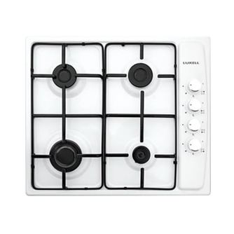 Εντοιχιζόμενος εστίες LUXELL LX-410BF AOA, 4 ζώνες, Αυτόματη ανάφλεξη, Σύστημα ασφαλείας, Προπάνιο-βουτάνιο/φυσικό αέριο, Λευκό