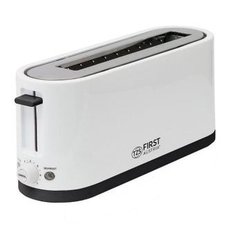 Τοστερ ψωμιού First Austria FA-5368-4, 900W, Απόψυξη, 38 εκ., Λευκό