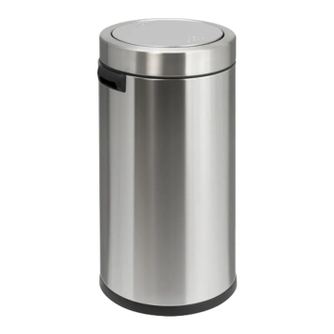 Cos de gunoi, Simplehuman, Swing Top, 55 litri, inox