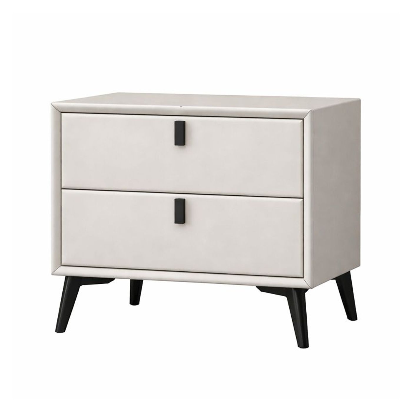 Premium MDF Bedside Table Paris White