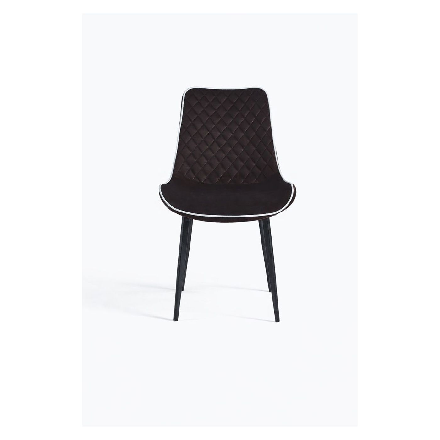 Milano Dining Chair in Brown Velvet