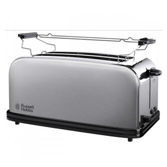 Τοστιέρα Russell Hobbs Adventure Oxford 21396-56, 1200W, 2 φέτες, 1 υποδοχή, 6 επίπεδα ψησίματος, Δίσκος για ψίχουλα, Inox