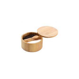 Suport sare si pipier Ebba, bambus, 12.5xH6.6 cm