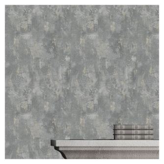 DUTCH WALLCOVERINGS Tapeta z videzom betona, siva, TP1008