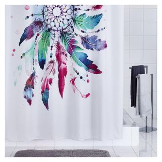 RIDDER Dreamcatcher zavesa za prho, 180 x 200 cm