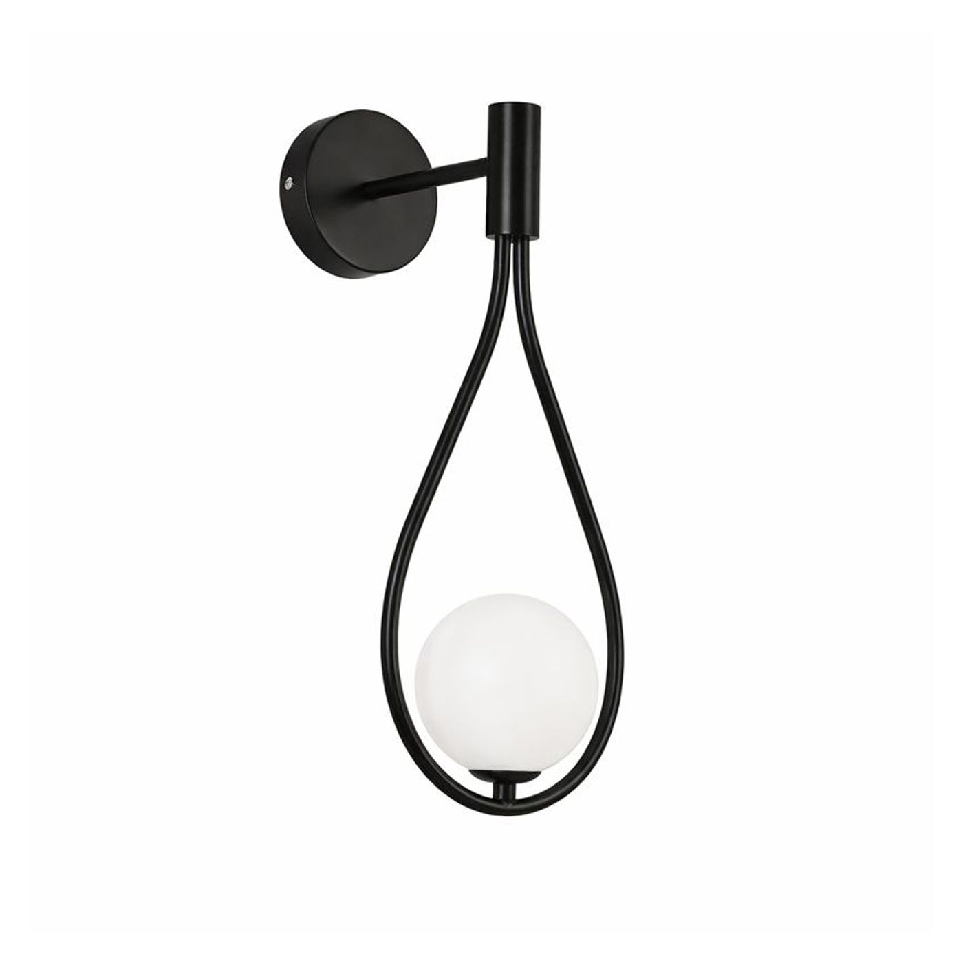 Tears Black Wall Sconce 20x20x50cm