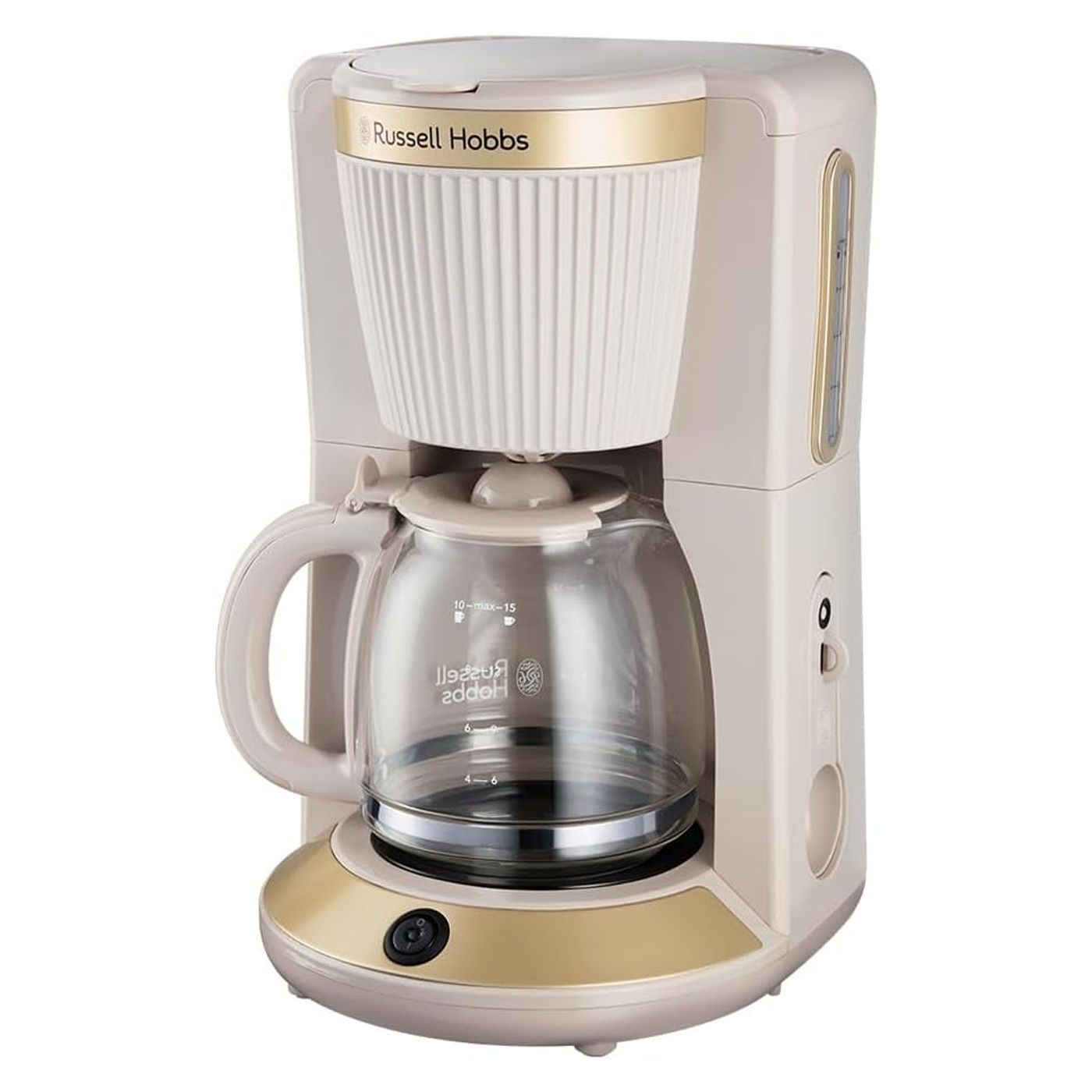 Cafetiera cu filtru Russell Hobbs 26781-56 Bronte, 1.25L, WhirlTech, pause & pour, mentinere cald 40 min, Stone