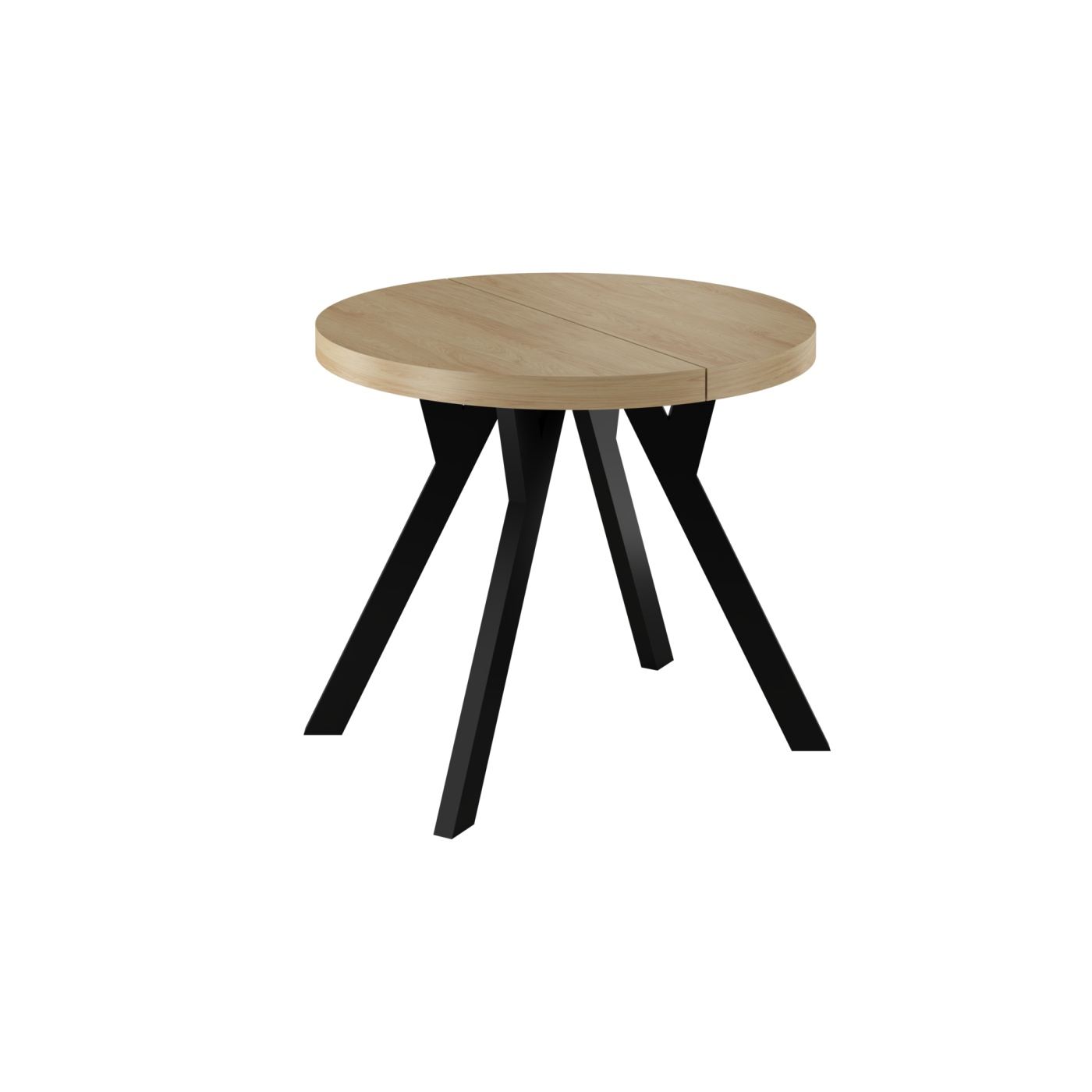 Masă Extensibilă Rotundă Hickory 90/190 cm