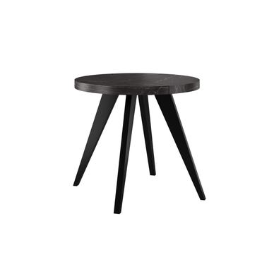 Elegáns kerek márványasztal fekete 100/200 cm, V láb fekete