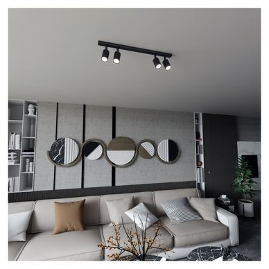 Stropna svjetiljka Vstyle Stylish 718035, crna, čelik premazan prahom