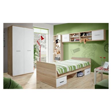 Komplet za mlade, Vstyle Amber 448044, bela barva, imitacija lesa, laminirana plošča.
