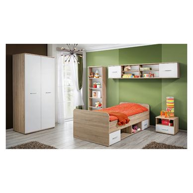 Komplet za mlade, Vstyle Amber, model 448045, bela barva, imitacija lesa, laminirana plošča.
