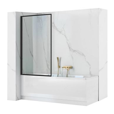 Vstyle Rich 818416 Κινητή Οθόνη Μπάνιου, Μαύρο