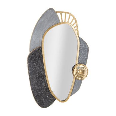 Zidno ogledalo Vstyle Glamour 357891, raznobojna, željezo, ogledalo, MDF 55.9x5.7x90.8