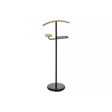 Vstyle Silver Coat Rack 268203, Black, Beech Color, Metal, Wood 105x45x29