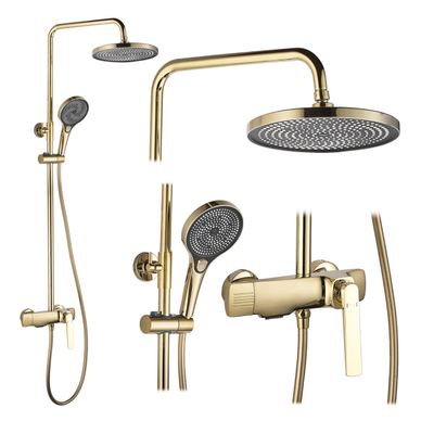 Tuš set Vstyle Rich 817842, zlatna, mjed, abs