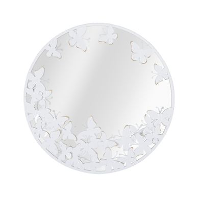 Ogledalo Vstyle Glamour 355976, bijela, željezo, ogledalo 3x62.5x62.5