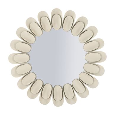 Zidno ogledalo Vstyle Glamour 356650, bež, željezo, ogledalo, MDF 6x85x85