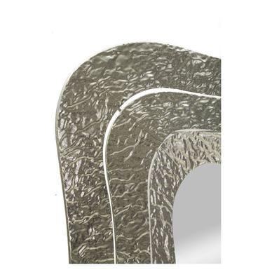 Ogledalo Vstyle Glamour 356677, srebrna, metal, ogledalo, MDF 79x7x71