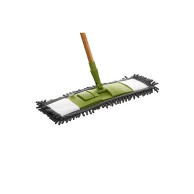 Mop plat 5FIVE, coada bambus 1.2 m, mop 43x12 cm