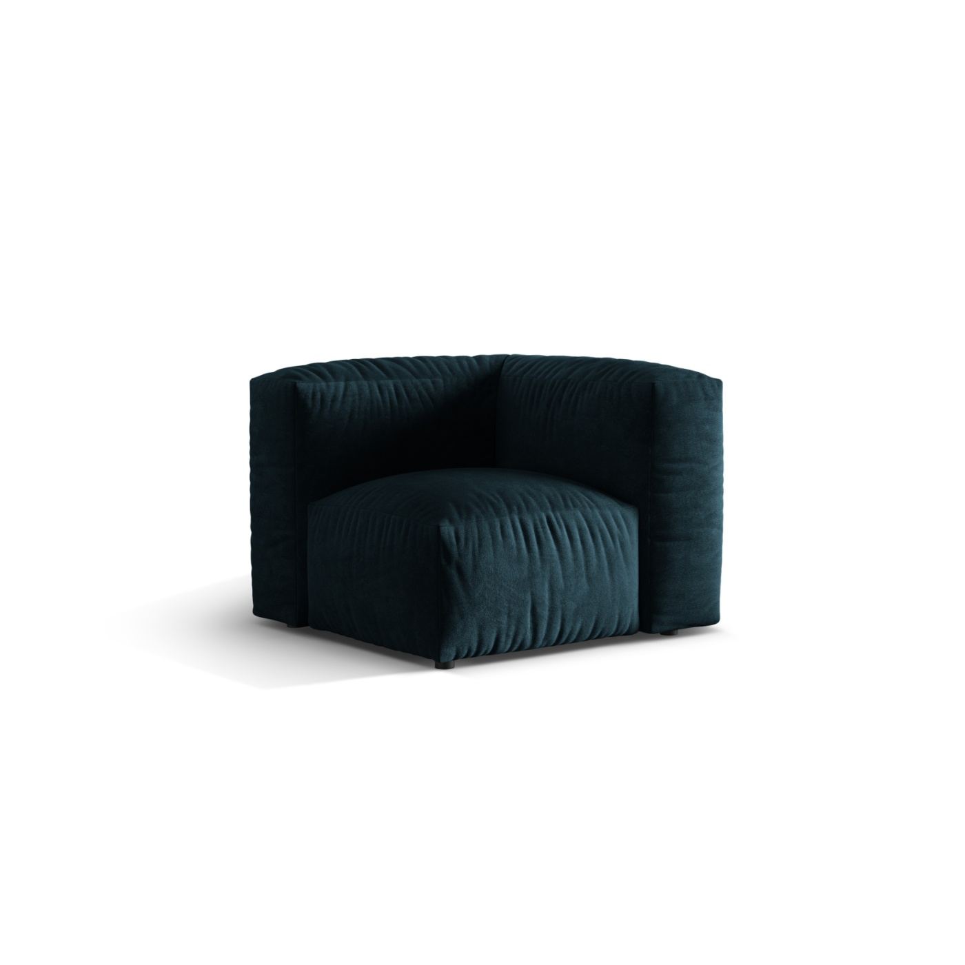 Micadoni Home 539374 Sarok Univerzális Modul, Martina, Sötét Kék-Zöld, 75x106x106 cm - 2